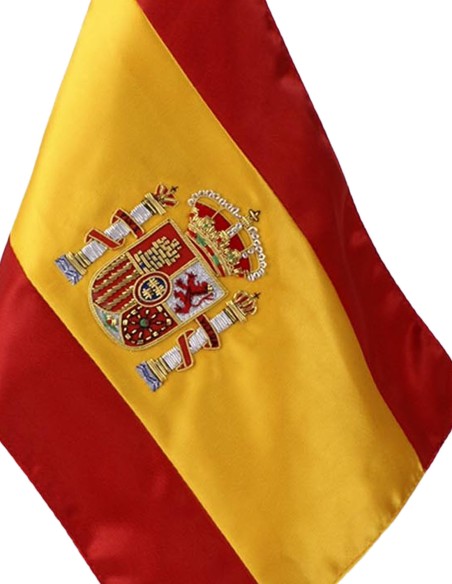 IMAGEN DE BANDERA DE ESPAÑA BORDADA PARA SOBREMESA