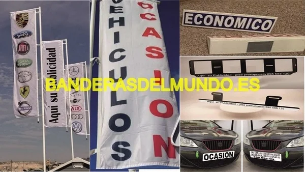 Conjunto de articulos para la sección de automoción